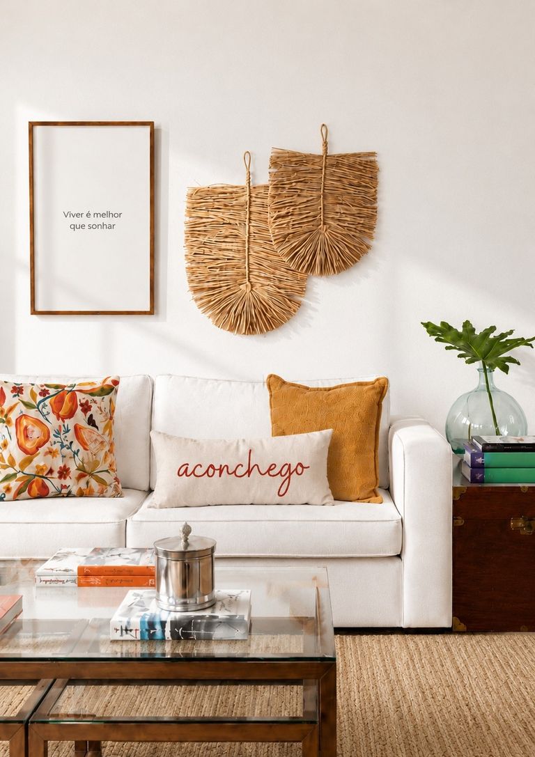 Sala decorada com estilo Disconnect Home
